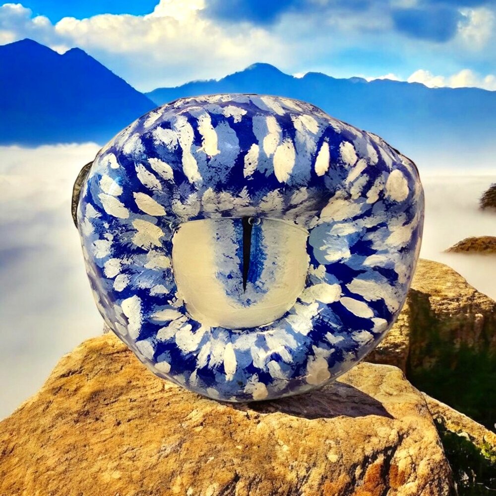 Blue Dragon Eye Fridge Magnet